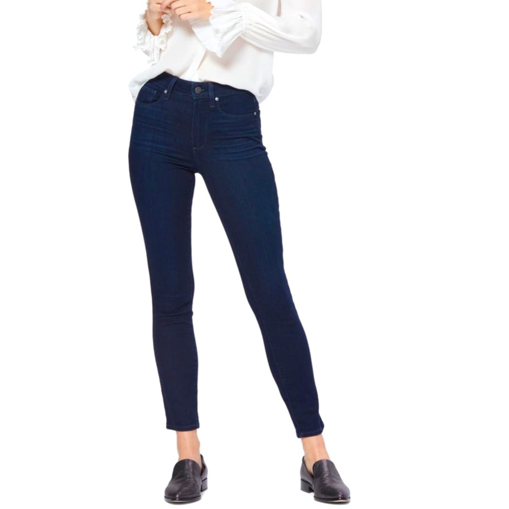 Anthropologie Paige Hoxton High Waist Ankle Skinny Jeans in Telluride